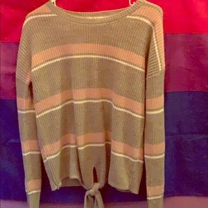 a striped sweater!